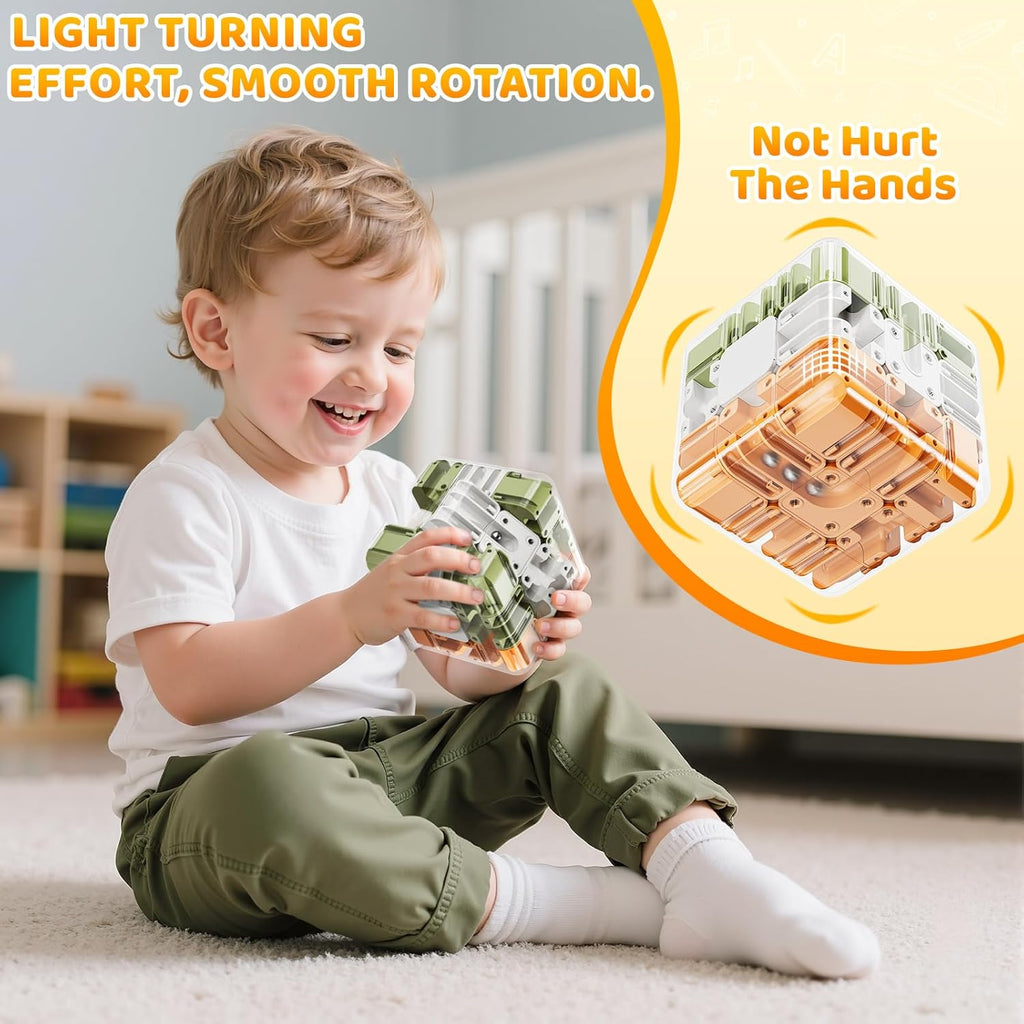 3D Maze Cube - Logic Training Toy for Kids