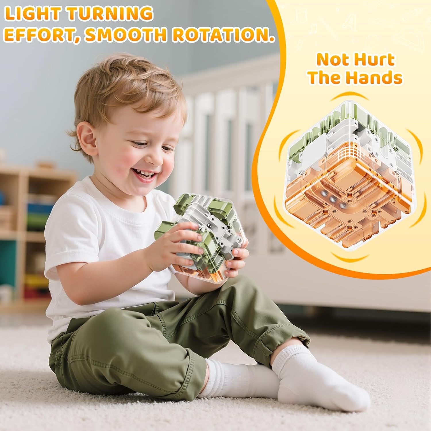 3D Maze Cube - Logic Training Toy for Kids