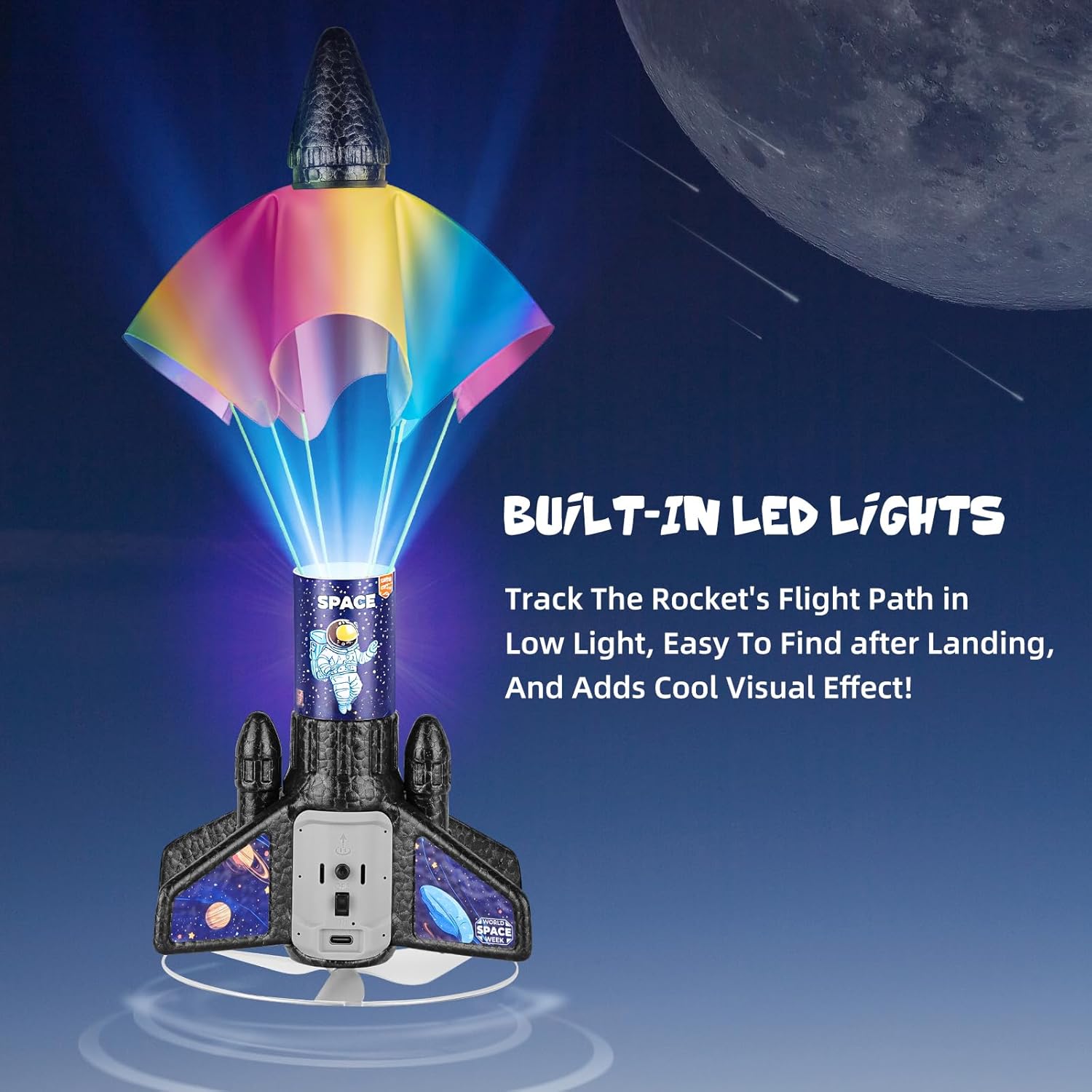 Rocket Launcher with parachute