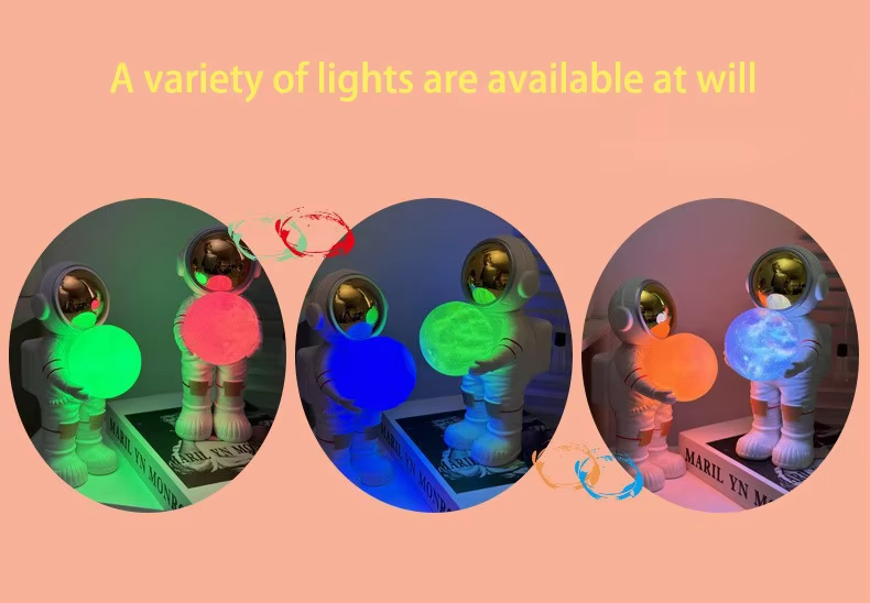 Astronaut 2in1 Moon Lamp with Bluetooth Speaker
