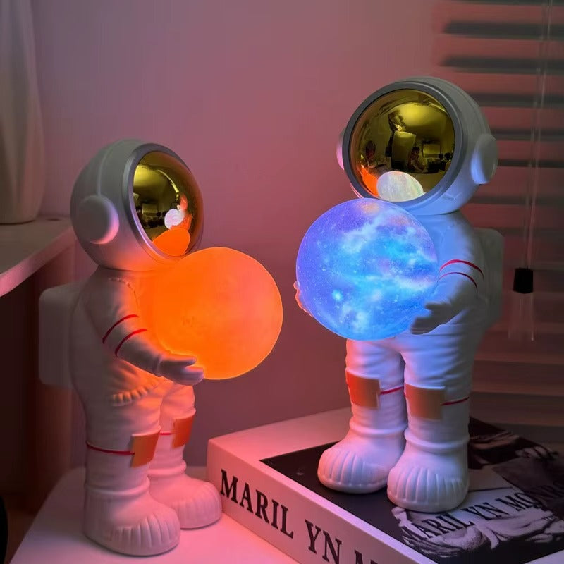 Astronaut 2in1 Moon Lamp with Bluetooth Speaker