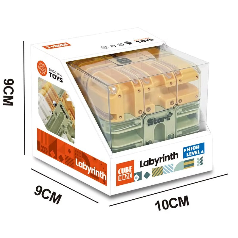 3D Maze Cube - Logic Training Toy for Kids