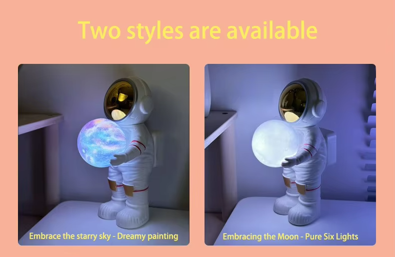 Astronaut 2in1 Moon Lamp with Bluetooth Speaker