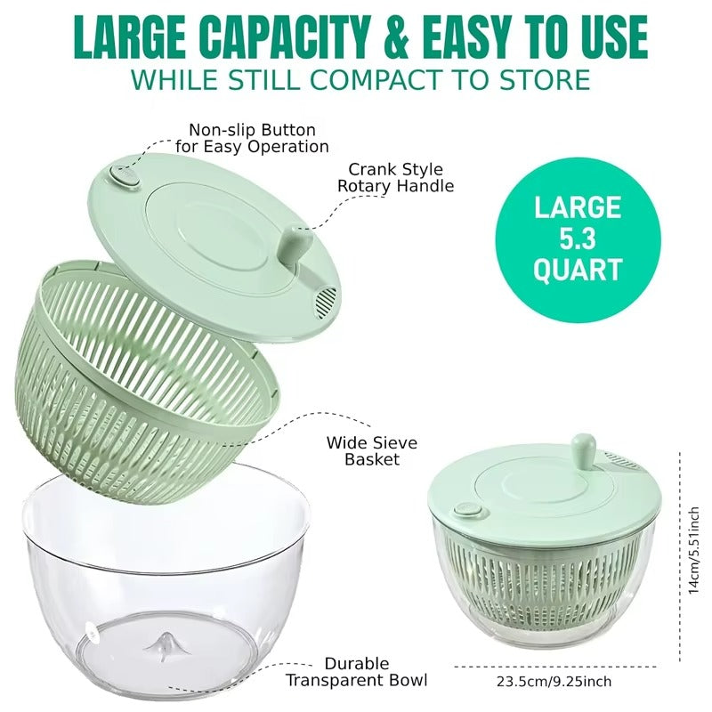 3 in 1 Salad Spinner Bowl