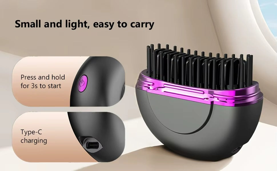 Portable Hair Straightener Brush