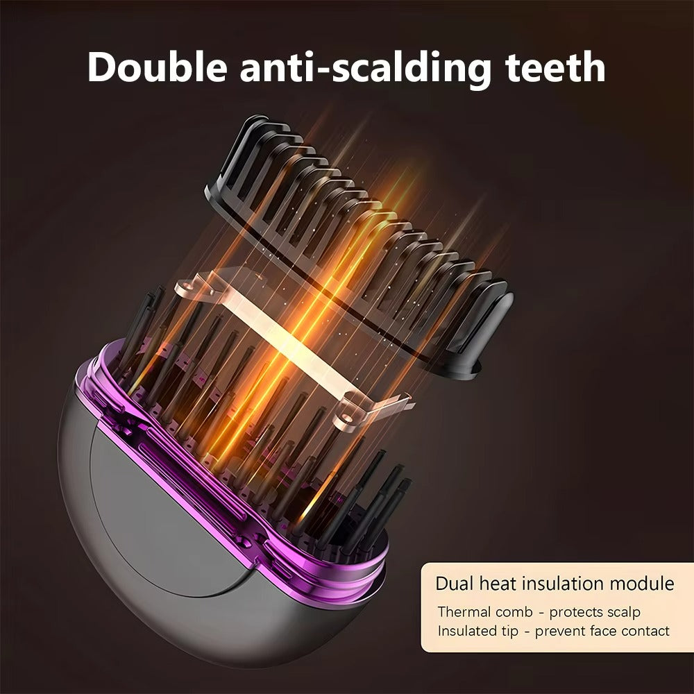 Portable Hair Straightener Brush