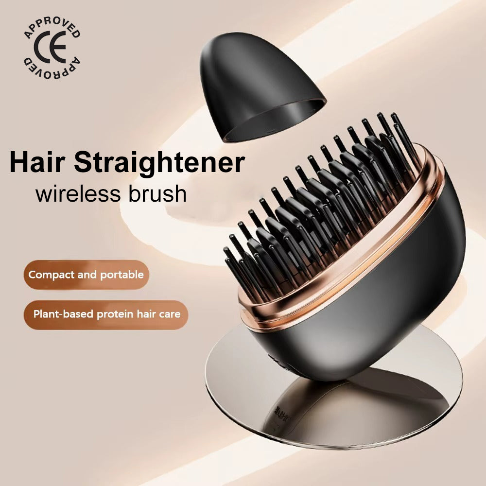 Portable Hair Straightener Brush