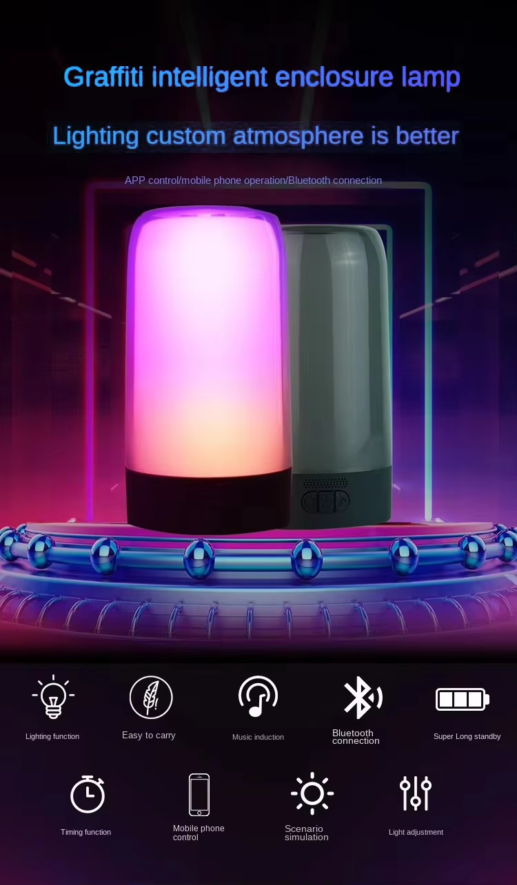 Colorful RGB LED Speaker