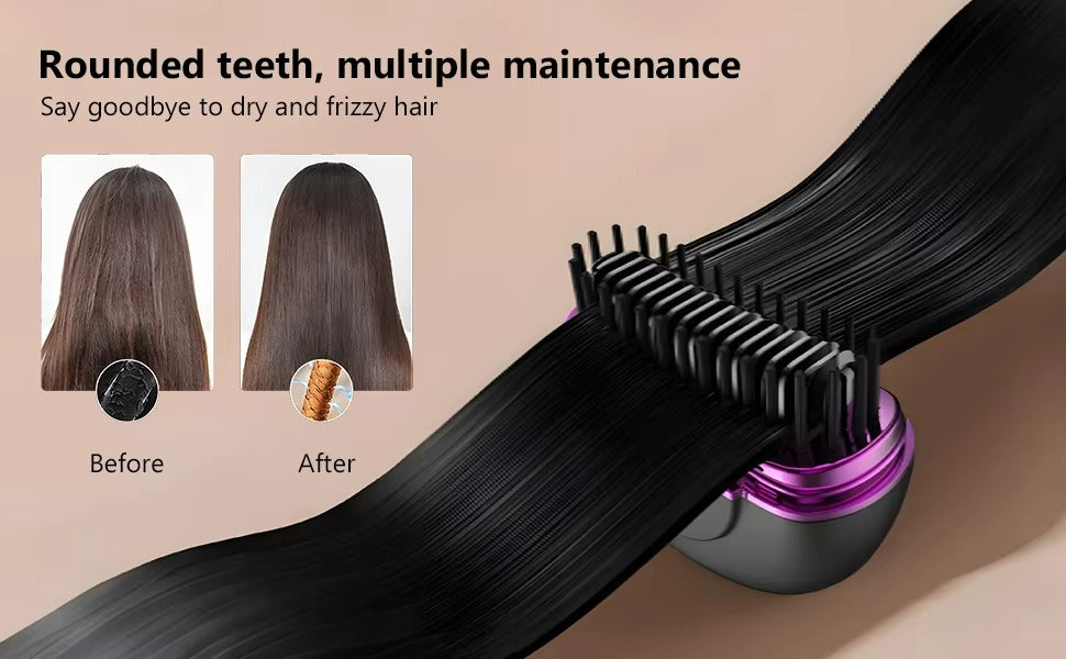 Portable Hair Straightener Brush