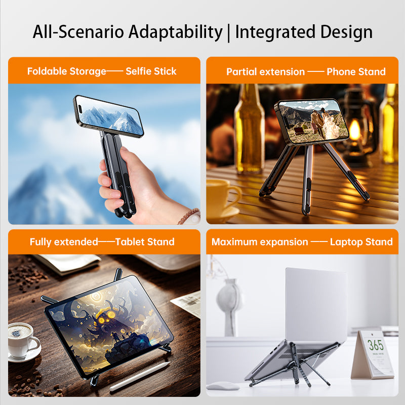 High Quality Foldable Laptop & Phone Magnetic Stand